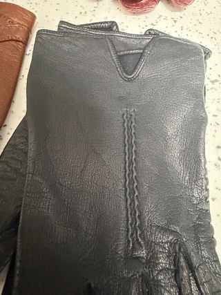 SET 4 paia guanti donna vera pelle vintage TG.S