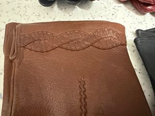 SET 4 paia guanti donna vera pelle vintage TG.S