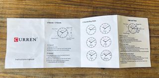 Reloj CURREN Negro y Plateado hombre