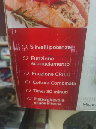 Microondas Girmi FM21 con Grill