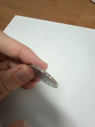 Moneda 5 Pesetas Plata Alfonso XII 1876 #8