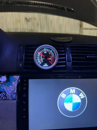 Soporte Reloj Presión Turbo BMW E46 Impresión 3D