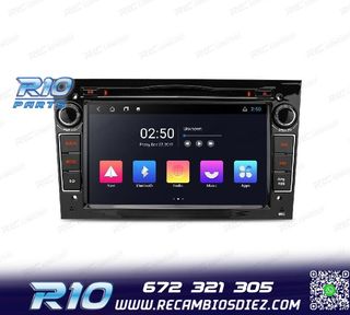 RADIO GPS ANDROID 11 PARA OPEL ASTRA H VIVARO ZAFIRA VECTRA