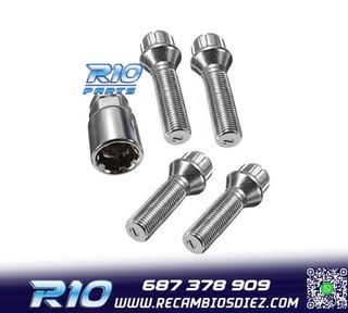 TORNILLOS ANTIRROBO LARGOS 12X125 CÓNICO