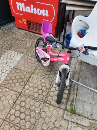 Bicicleta infantil rosa Princess