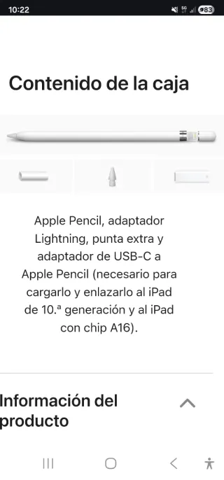 Apple Pencil 1ª Gen