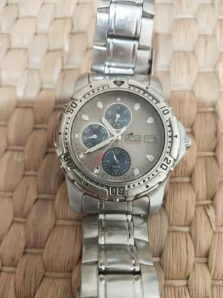 Reloj Lotus Cronógrafo Acero