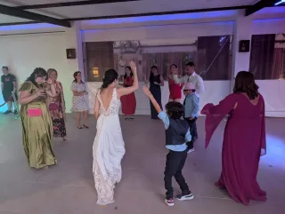 Vestido de Novia Sirena Talla 36 St Patrick y capa