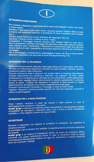 Calze da neve Multigrip varie taglie