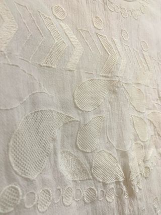 【Hoss Intropia】Blusa Blanca Bordada Talla XL