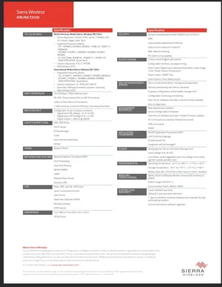 Router Industrial 4G Sierra Wireless AirLink ES450