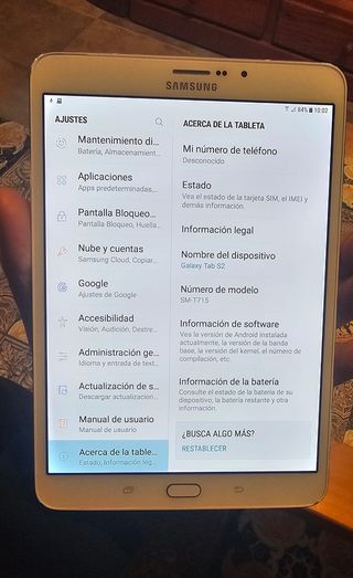 Samsung Galaxy Tab S2 8.0 4G LTE Blanca