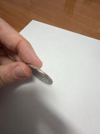 Moneda 5 Pesetas Plata Alfonso XII 1877 #9