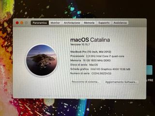 MacBook Pro 15 mid 2012 i7 16GB 500 SSD GeForce650