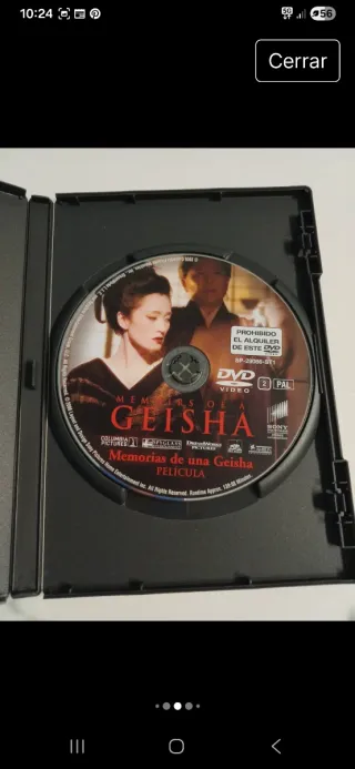 DVD y VHS: El Cabo del Miedo, Geisha, etc.