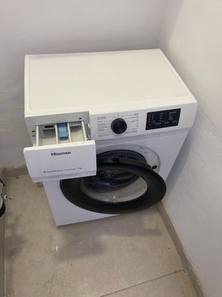 Lavadora Hisense 6 kg Blanca
