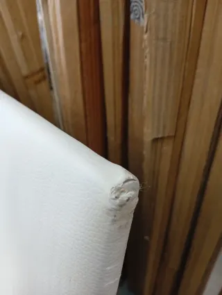 Cabecero Dormidán Blanco Piel Sintética