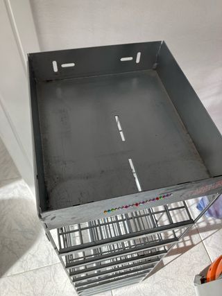 Casillero archivador metálico gris