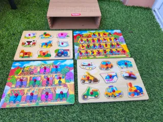 Puzzles de madera educativos