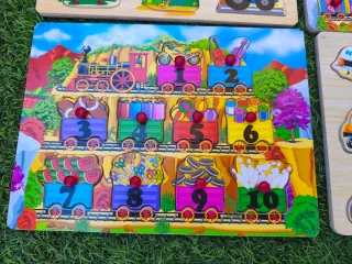 Puzzles de madera educativos