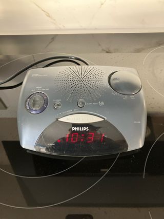 Radio Despertador Philips Gris