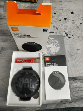 Estuche Carga Auriculares JBL Negro