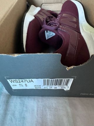 Zapatilla New Balance WS247UA Morado Talla 38