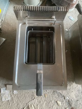 Freidora doble acero inoxidable