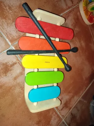 Juguetes de madera: Xilófono, Palo Lluvia