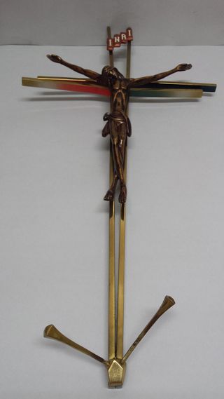 Crucifijo de Bronce Vintage