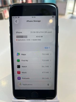 iPhone SE (3ª gen) Negro 2022 GARANTIA 6 MESES