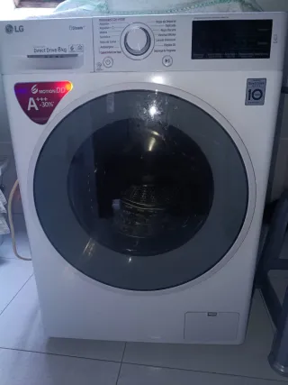 Lavadora LG 8kg 1400rpm Steam