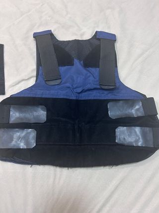 Chaleco antibalas táctico negro