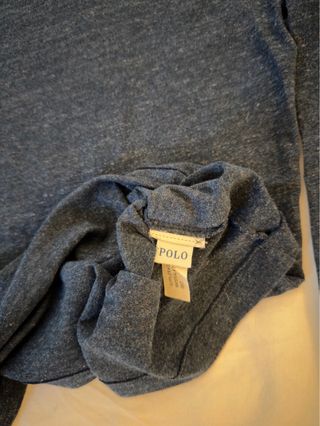 Polo Ralph Lauren Camiseta Gris Manga Larga