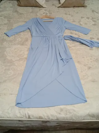 Vestido azul pastel boutique