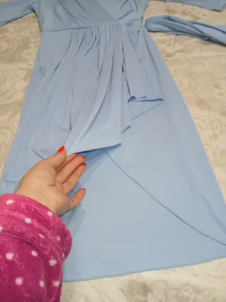 Vestido azul pastel boutique