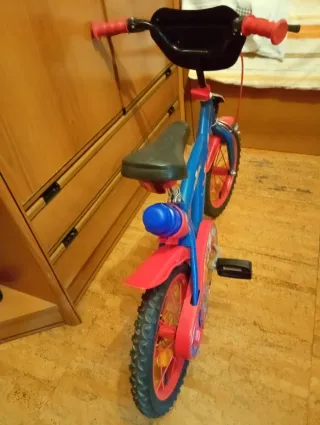 Bicicleta Spiderman niño 12 pulgadas