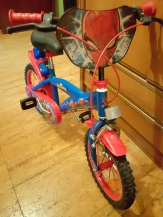 Bicicleta Spiderman niño 12 pulgadas