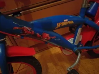 Bicicleta Spiderman niño 12 pulgadas