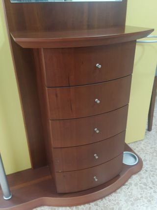 Recibidor Madera Cerezo Nuevo Exposición