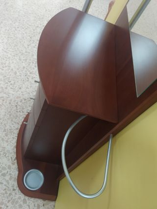 Recibidor Madera Cerezo Nuevo Exposición