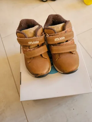 Scarpe bimbo m kids marroni