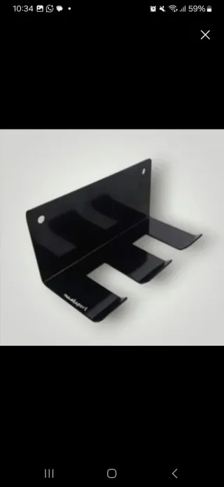 Soporte de pared para barras