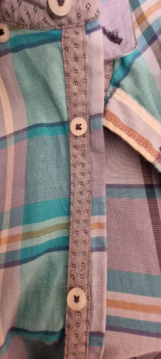 Camisa de cuadros 100% Algodón