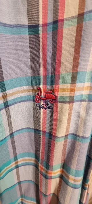 Camisa de cuadros 100% Algodón