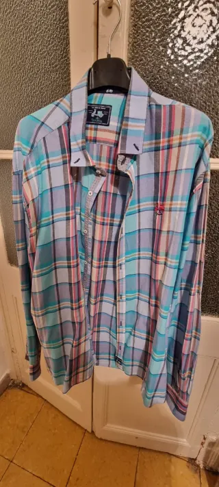 Camisa de cuadros 100% Algodón