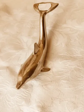 Cavatappi apribottiglie delfino vintage