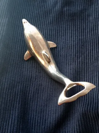 Cavatappi apribottiglie delfino vintage