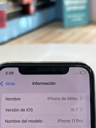 iPhone 11 Pro – 256 GB – GARANTÍA 6 MESES