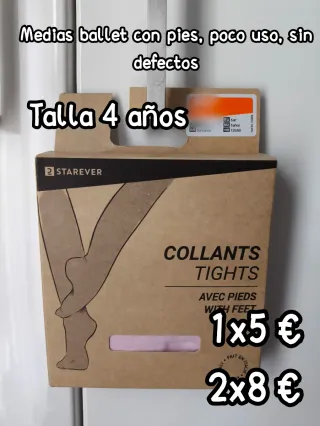 Mallas ballet Talla 4 años